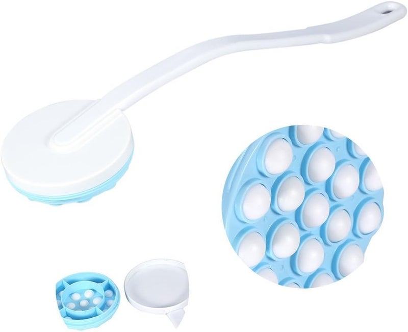 woobles Cellulite Massager, Handheld Massager Long Handle Bath Shower Lotion Oil Cream Applicator Back Leg Bath Brush Massager Massaging Tool - Image 4